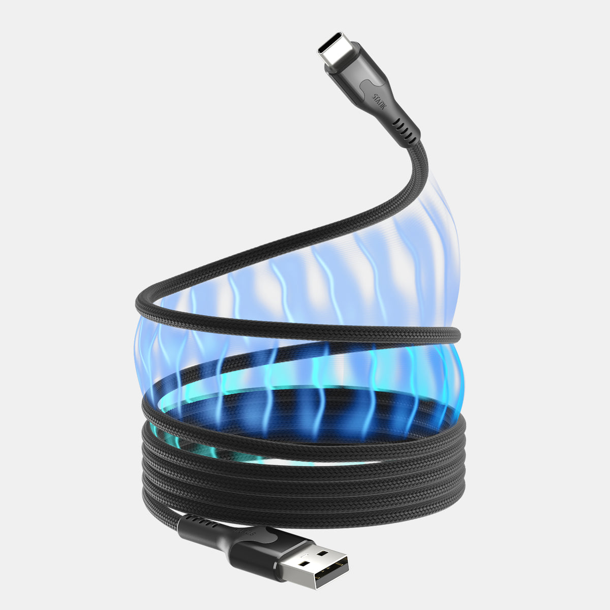 MagStack® | Tangle-Free Magnetic Nylon | Charge & Data Cable
