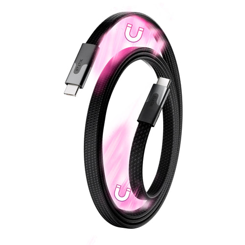 MagStack® Slim Pro | Tangle-Free Magnetic Nylon | Fast Charging Data Cable