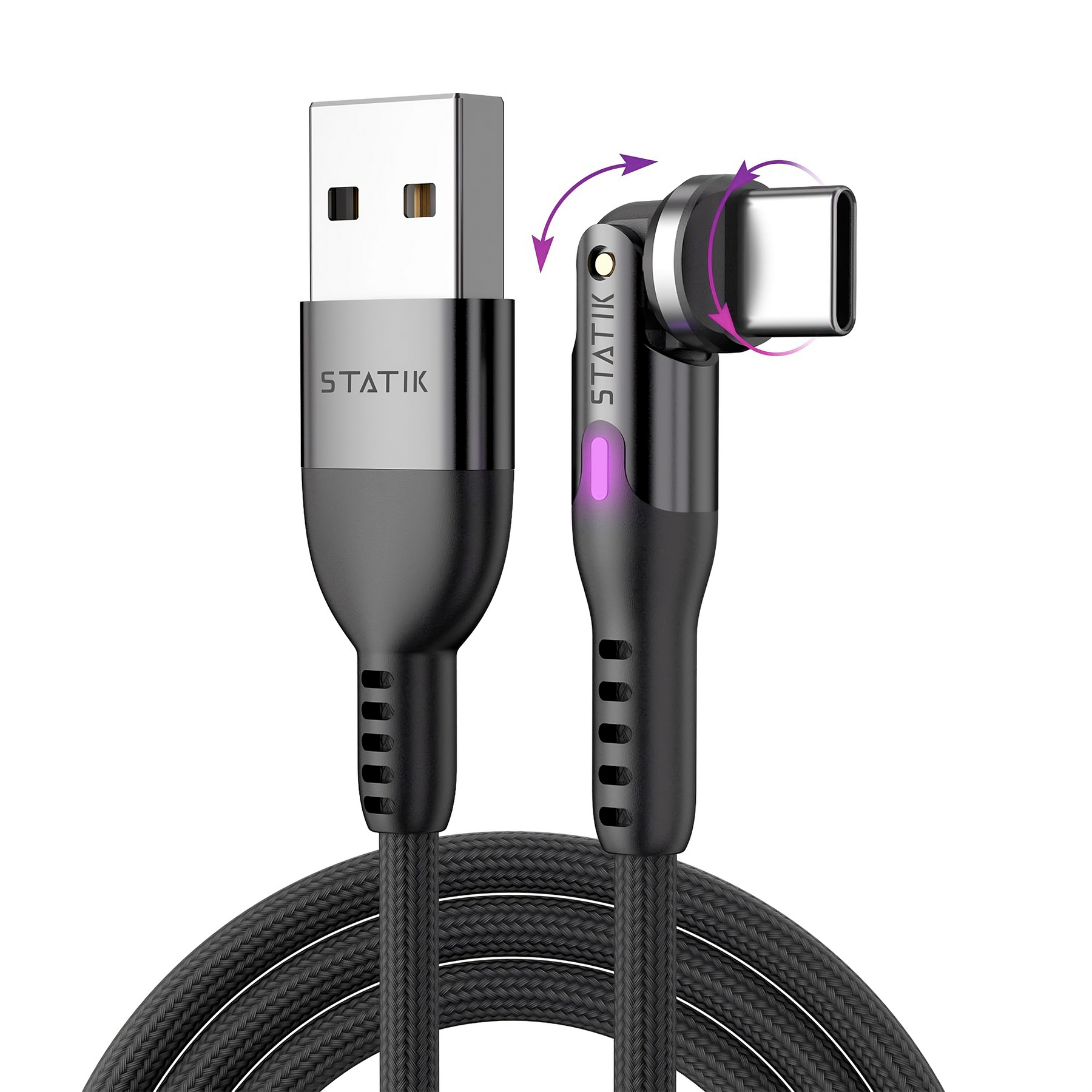 PowerPivot® | Charging & Data Transfer Cable | Rotating Head