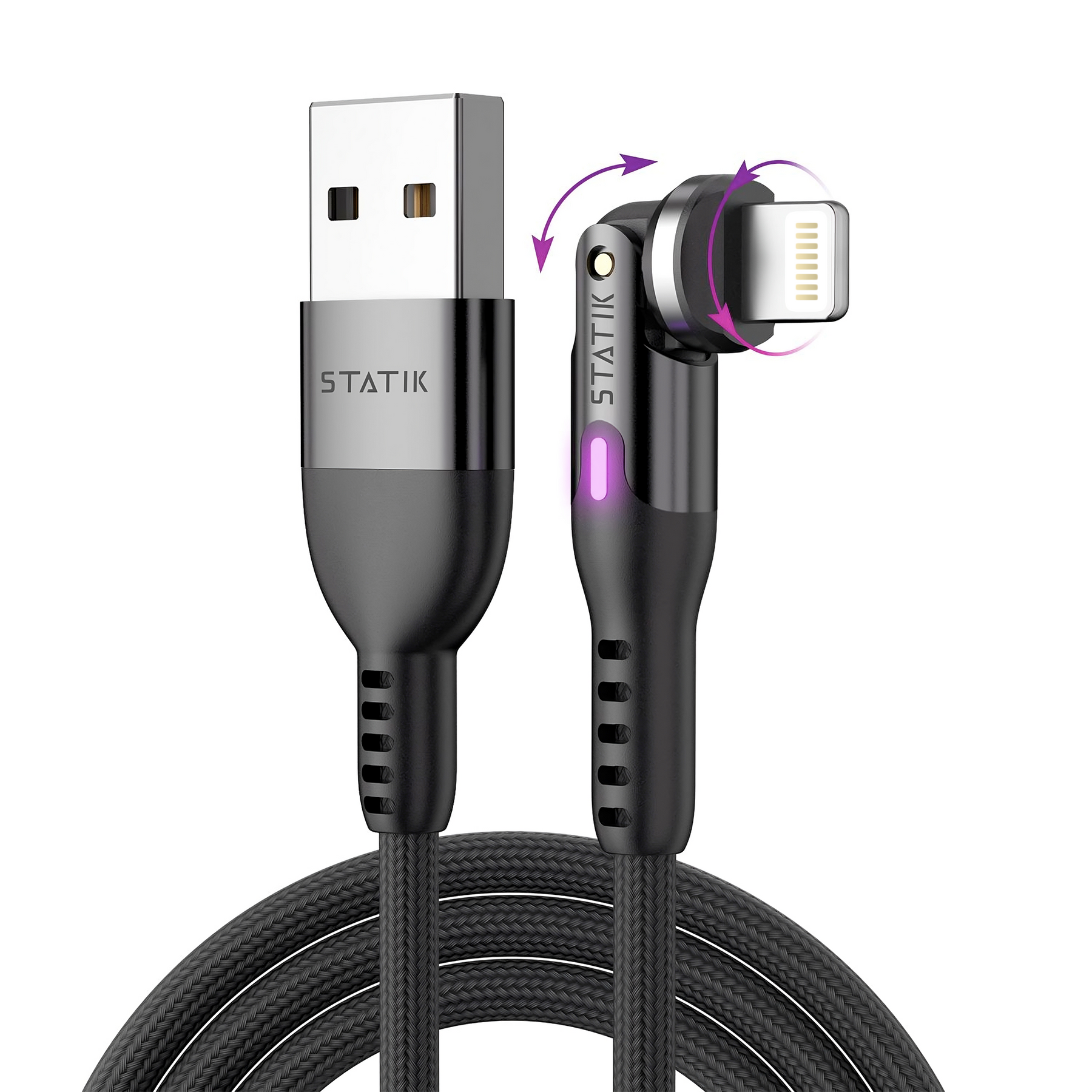 PowerPivot® | Charging & Data Transfer Cable | Rotating Head