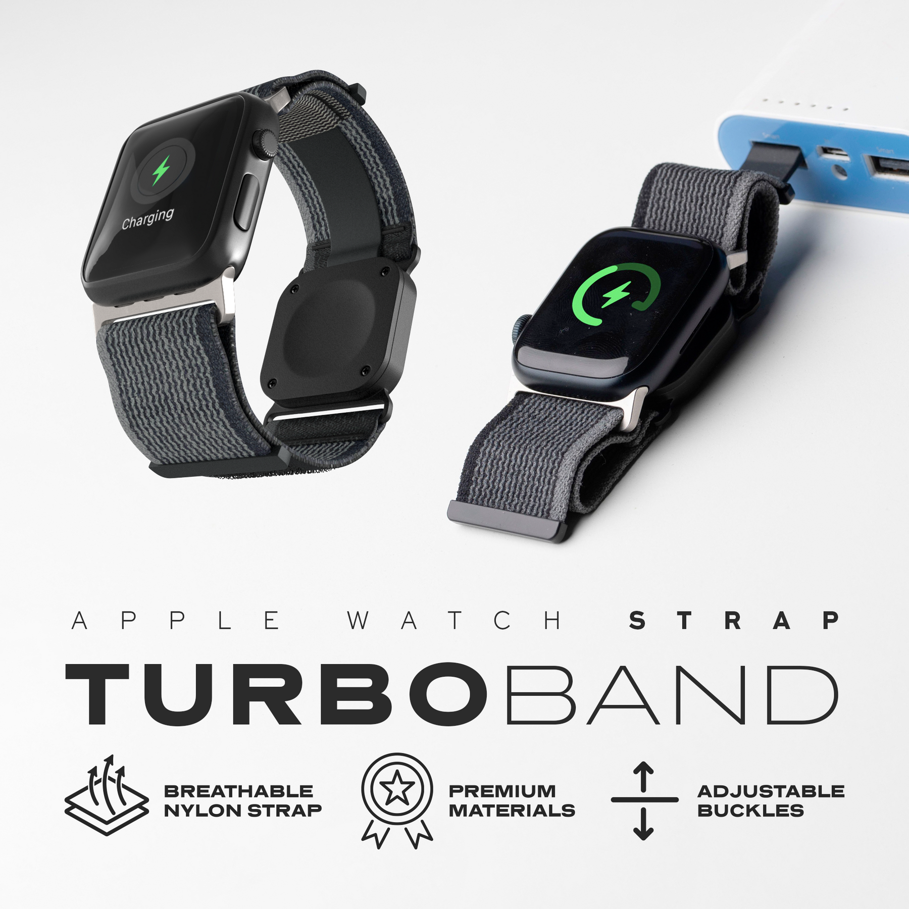 TurboBand™ | 2-in-1 Strap & Watch Charger