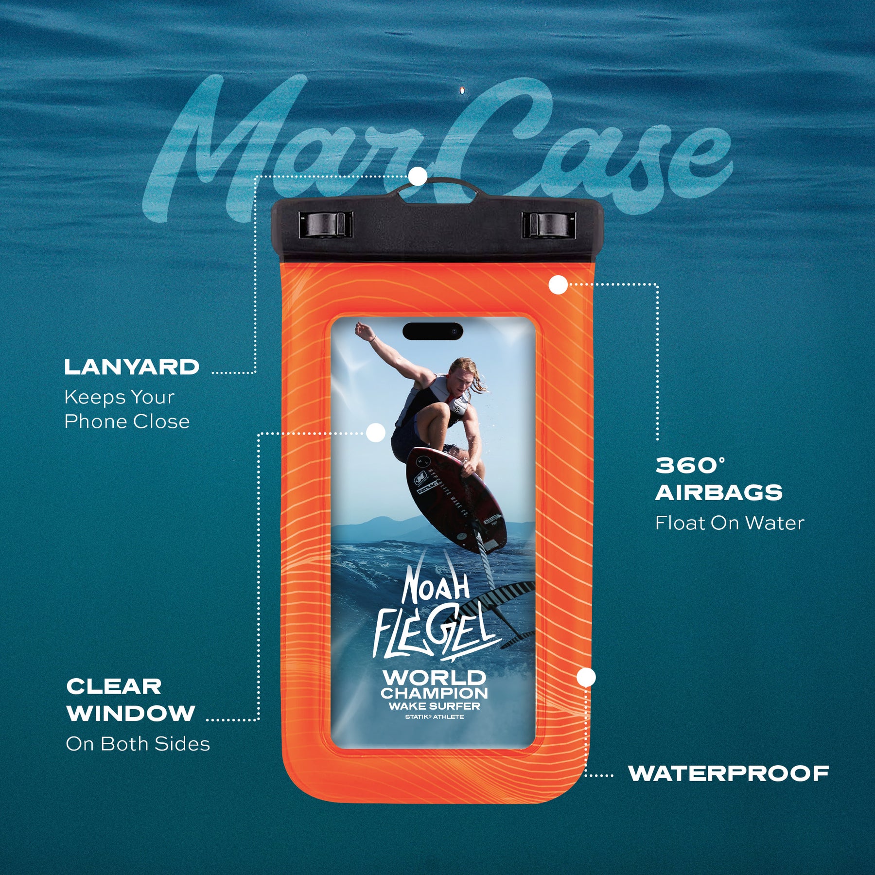 MarCase x Noah Flegel | Floating Waterproof Phone Pouch