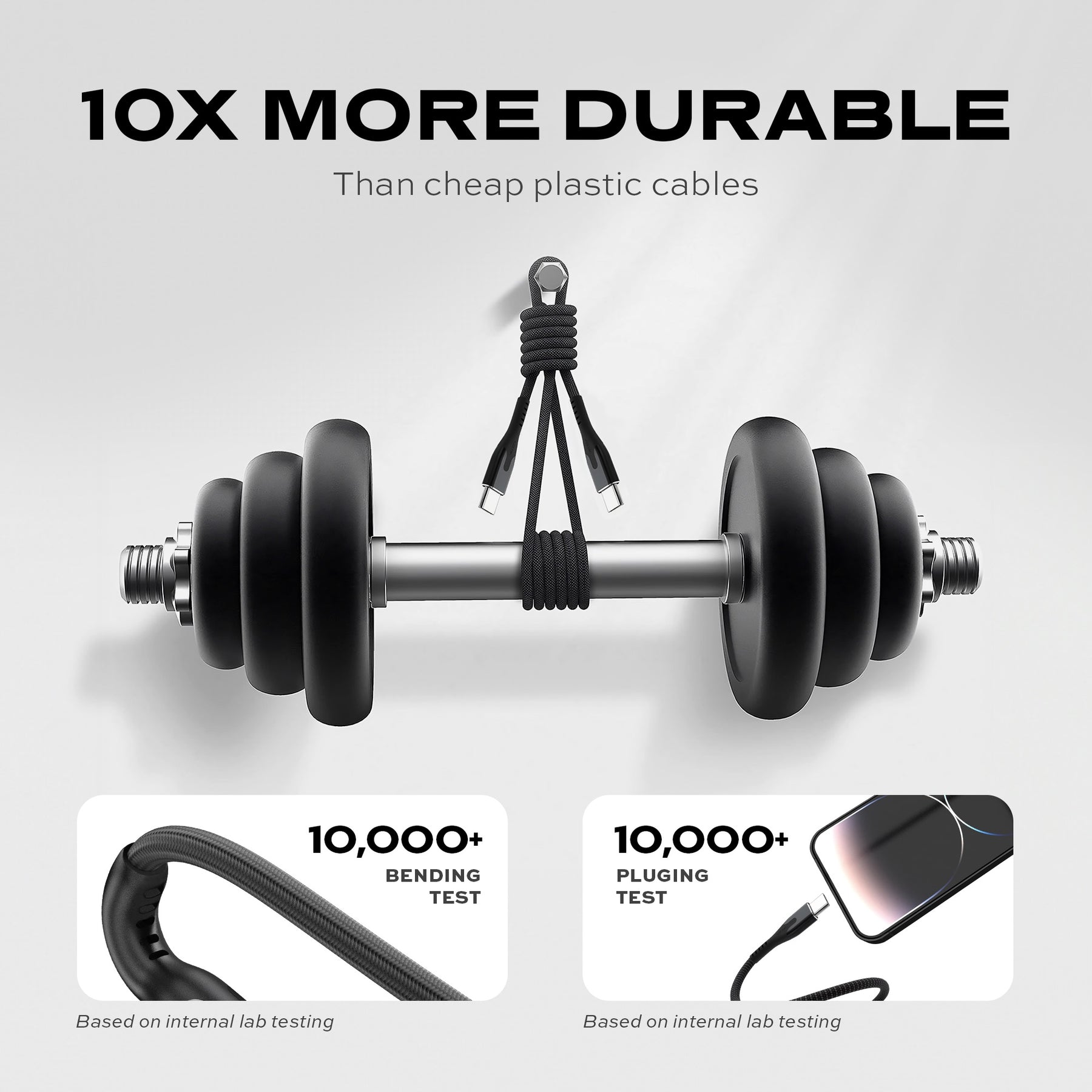 MagStack® Pro | Fast Charge & Data Cable | Tangle-Free Magnetic Nylon