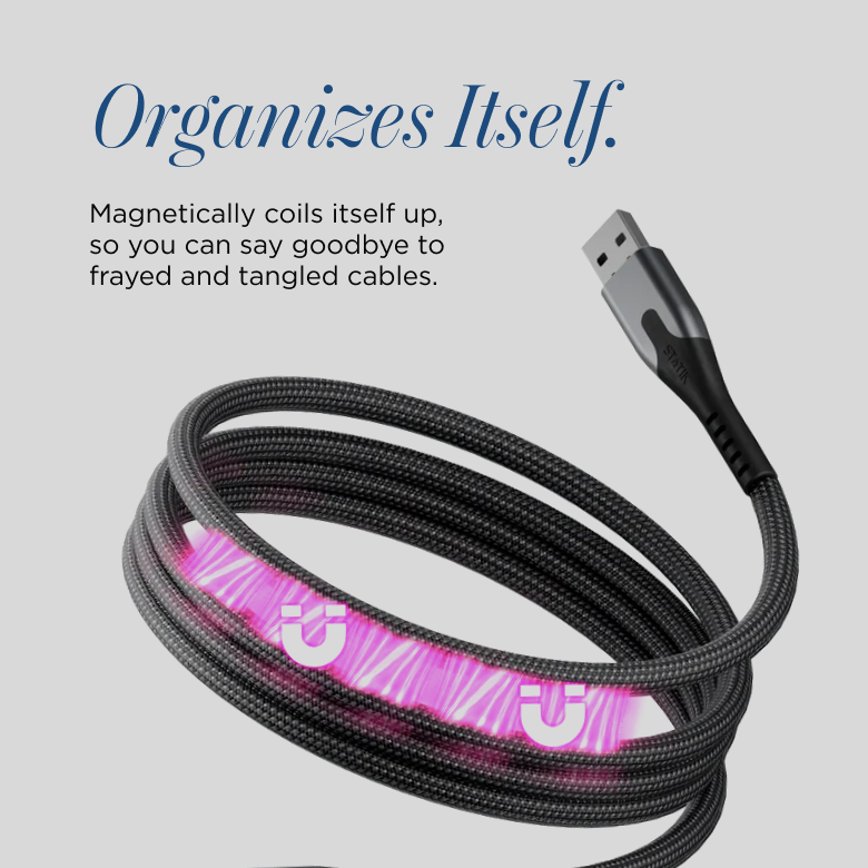 MagStack® | Tangle-Free Magnetic Nylon | Charge & Data Cable LP (Copy)