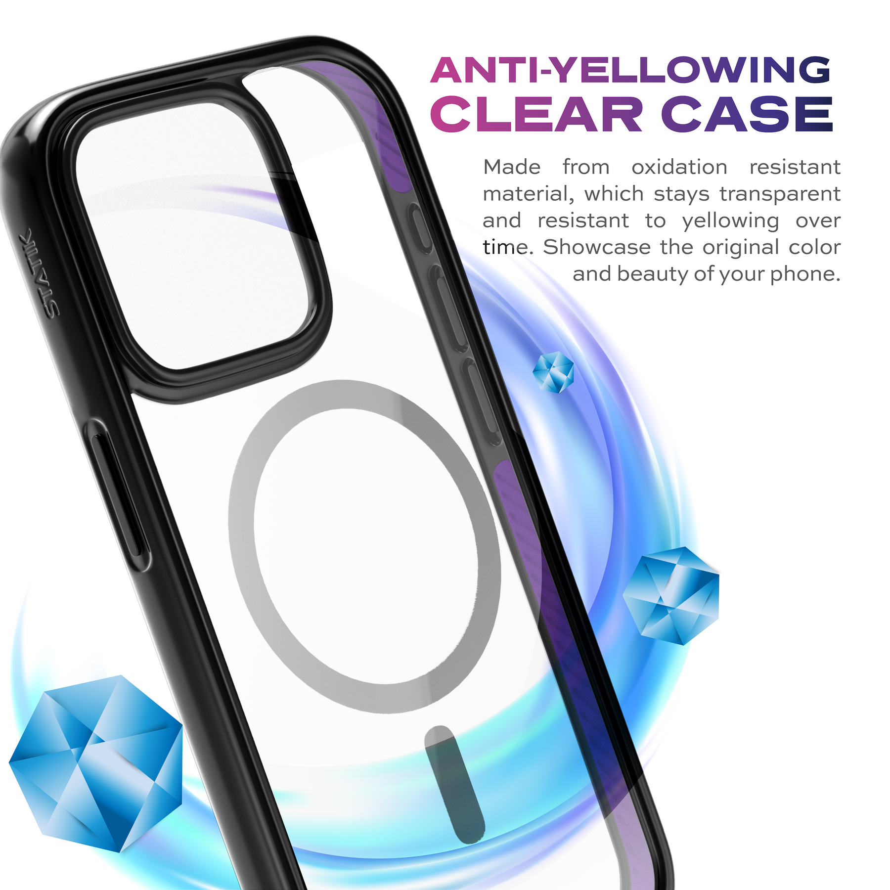 DeltaShock™ Phone Case | Clear
