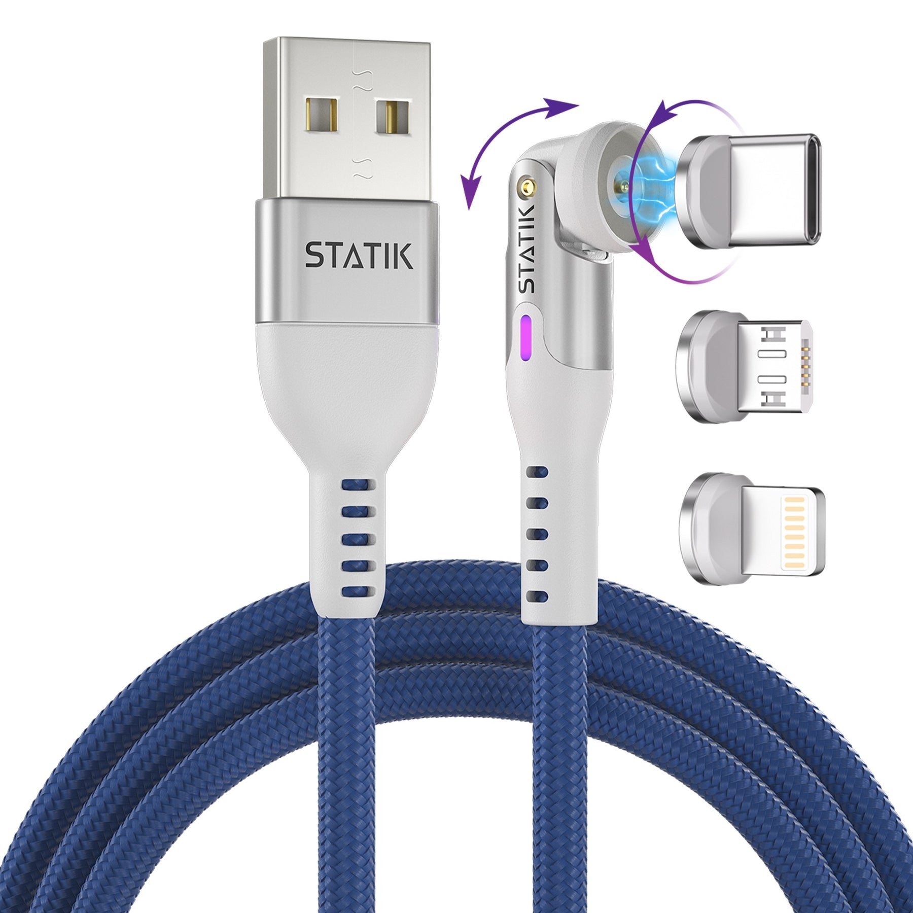 Statik® 360 | Universal Magnetic Charge Cable