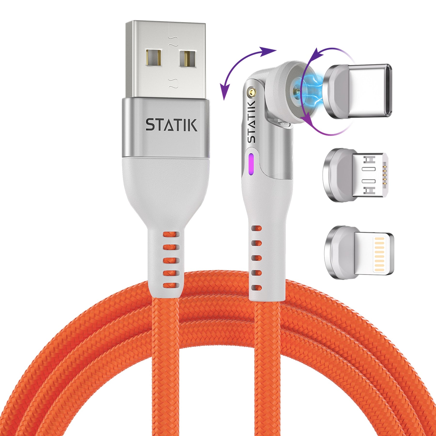 Statik® 360 | Universal Magnetic Charge Cable