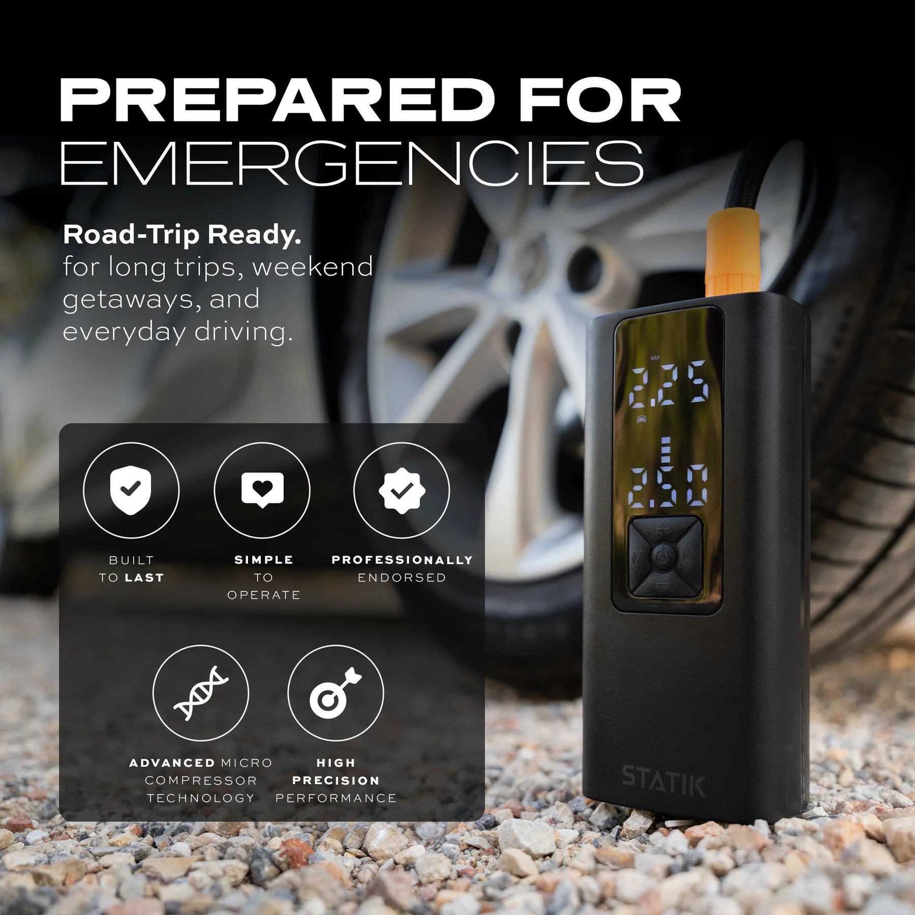 TireHero™ | Wireless Air Pump