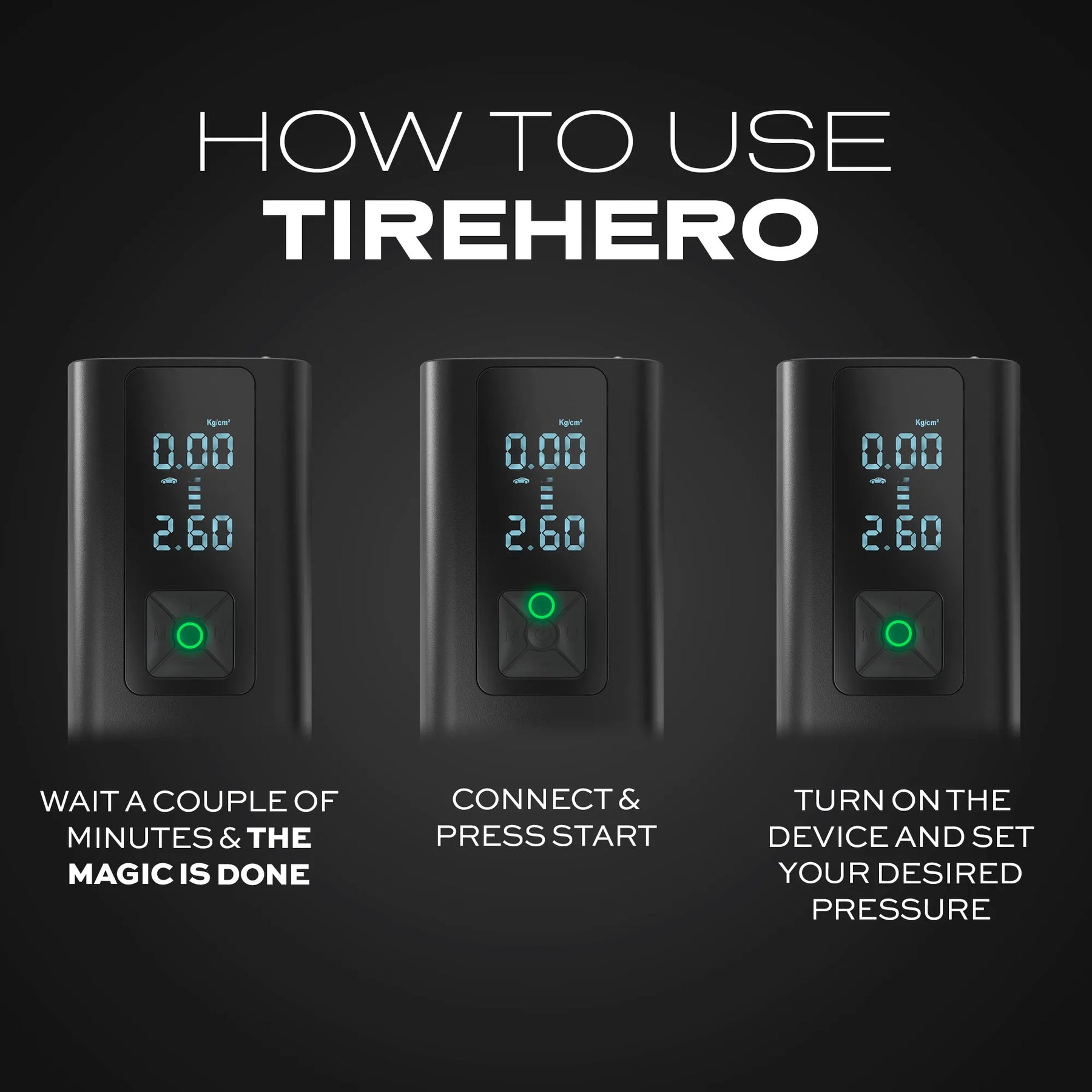 TireHero™ | Wireless Air Pump