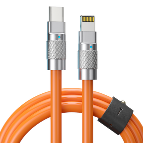 TsumoCharge® | 100W Silicone Charging Cable | Orange
