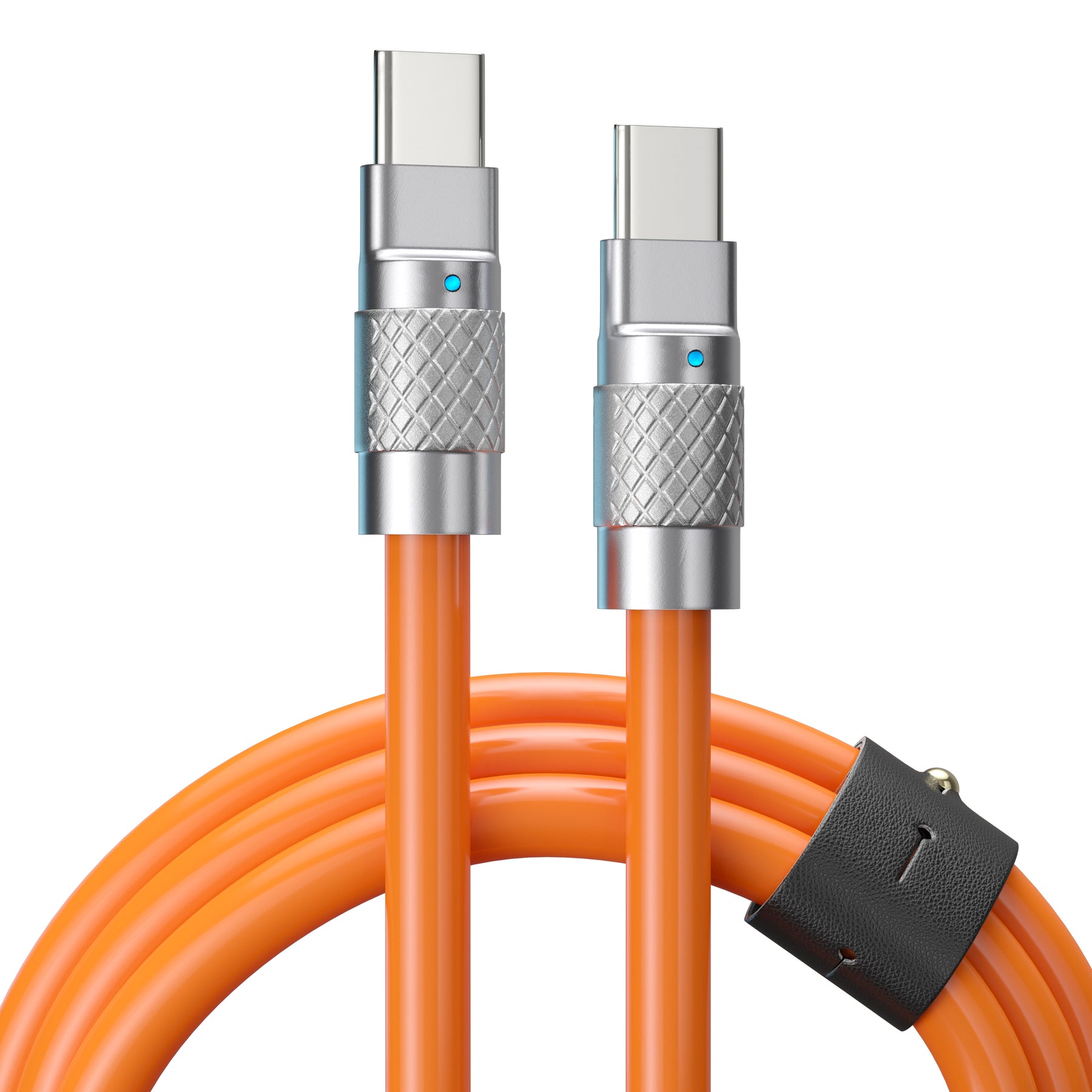 TsumoCharge™ | Cavo di ricarica in silicone da 100 W | Attrezzatura dell'ultima possibilità | Arancia