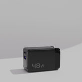 45W GaN BlitzCharge デュアル電源アダプター | 2ポート壁充電器 |ユニバーサル&コンパクト