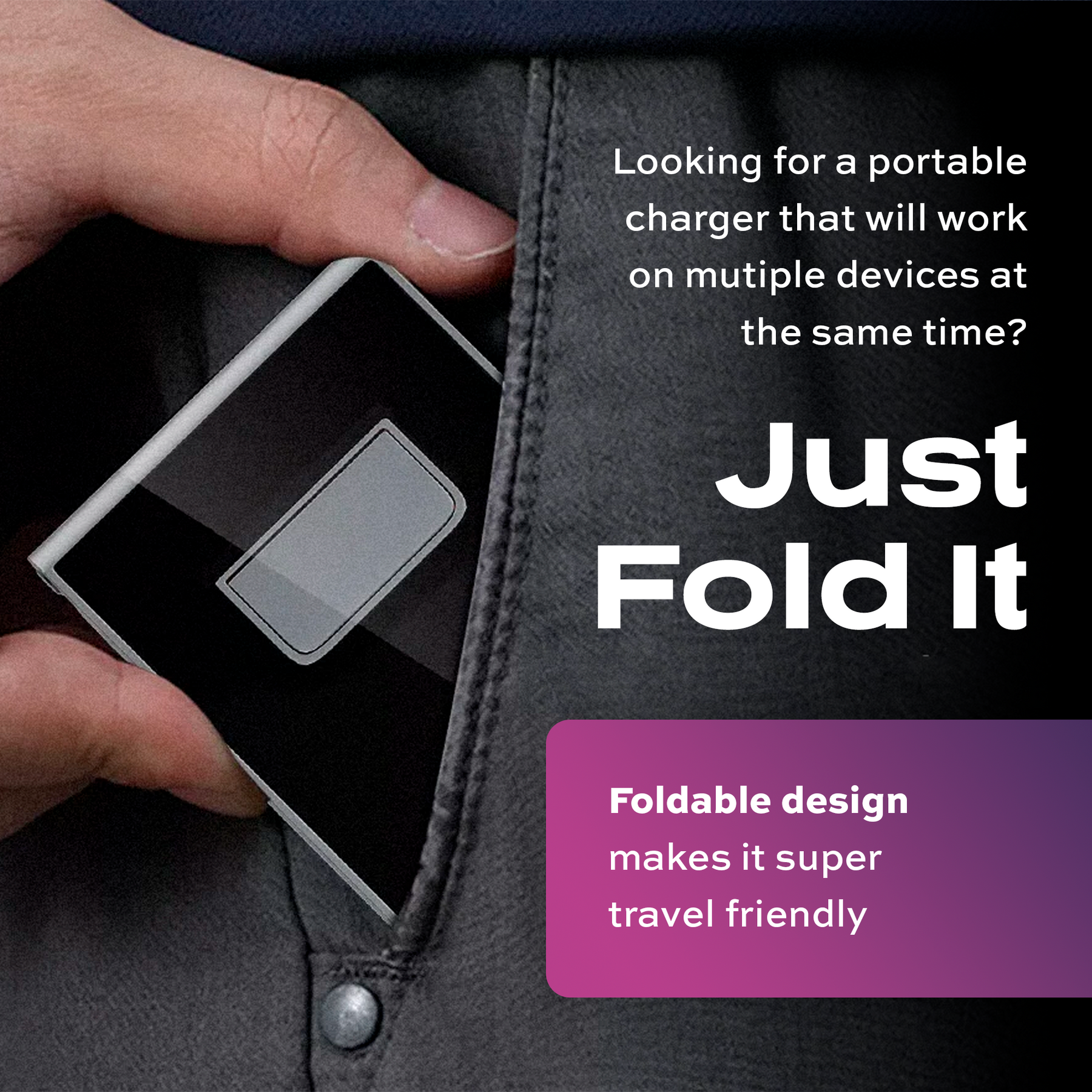 3-in-1 MagCharger | 15W Foldable I-Products Charging Station