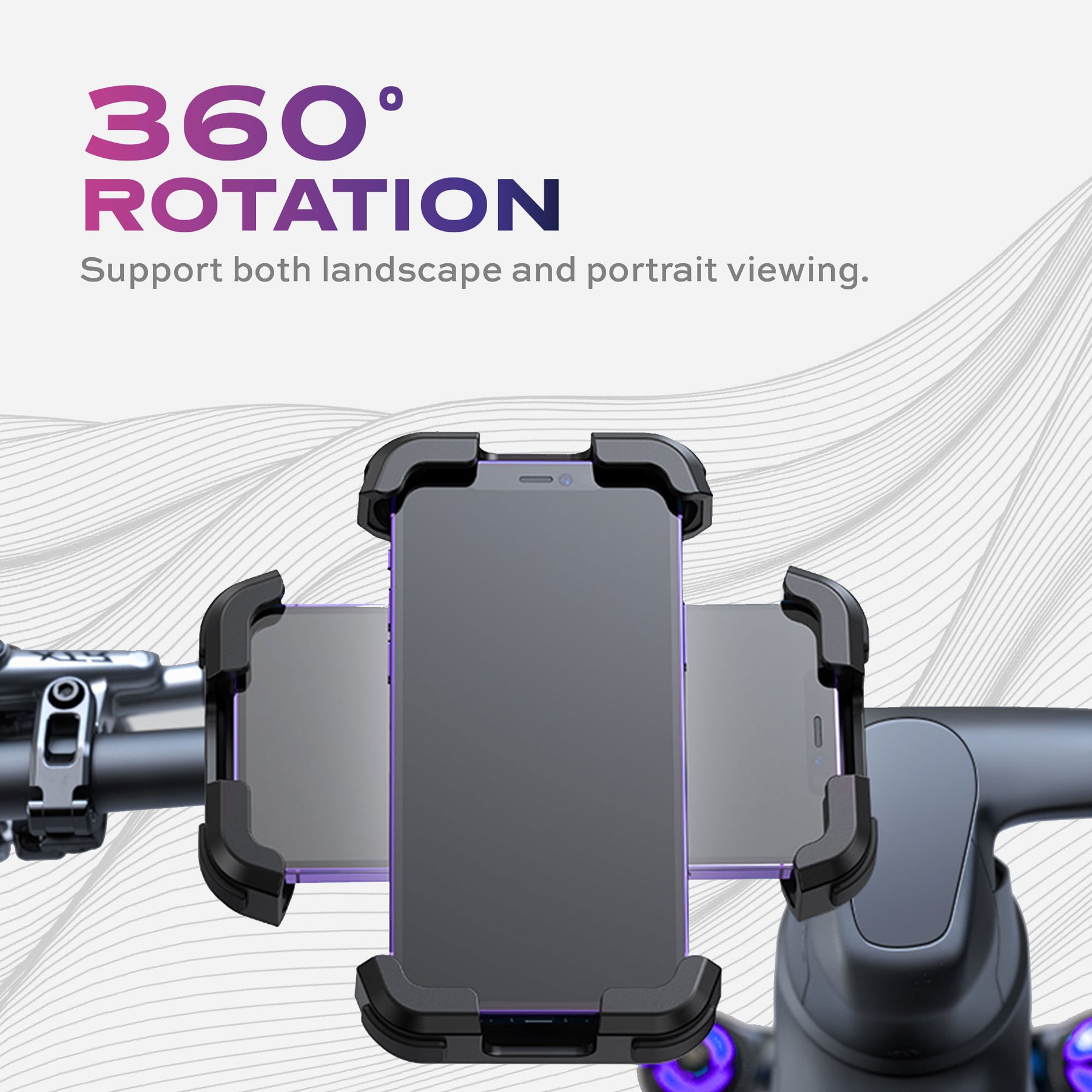 HyperMount™ Bike | Phone Mount | Motorcycle Phone Holder | Universal