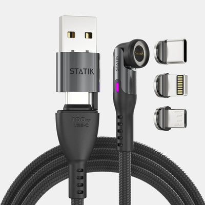Statik® 360 Pro | 100W Universal Charge & Data Cable