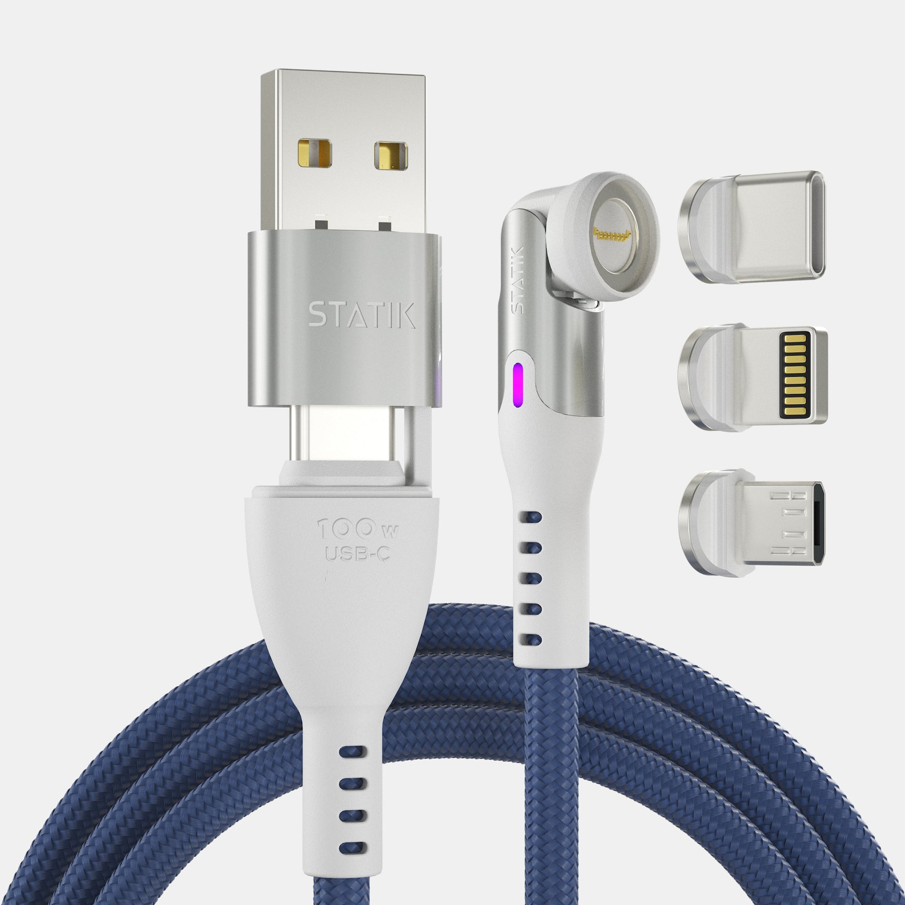 Statik® 360 Pro | 100W Universal Charge & Data Cable