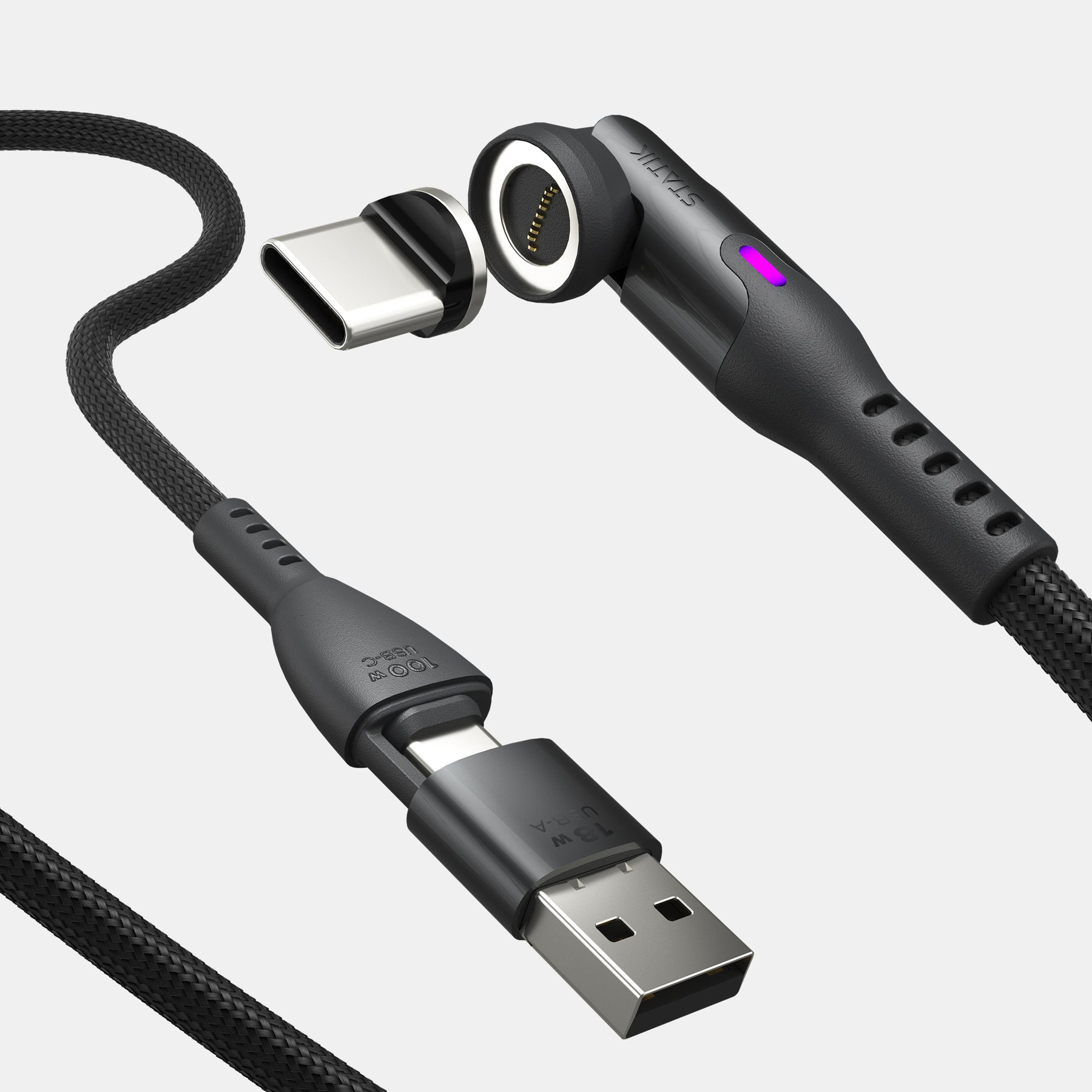 Statik® 360 Pro | 100W Universal Charge & Data Cable