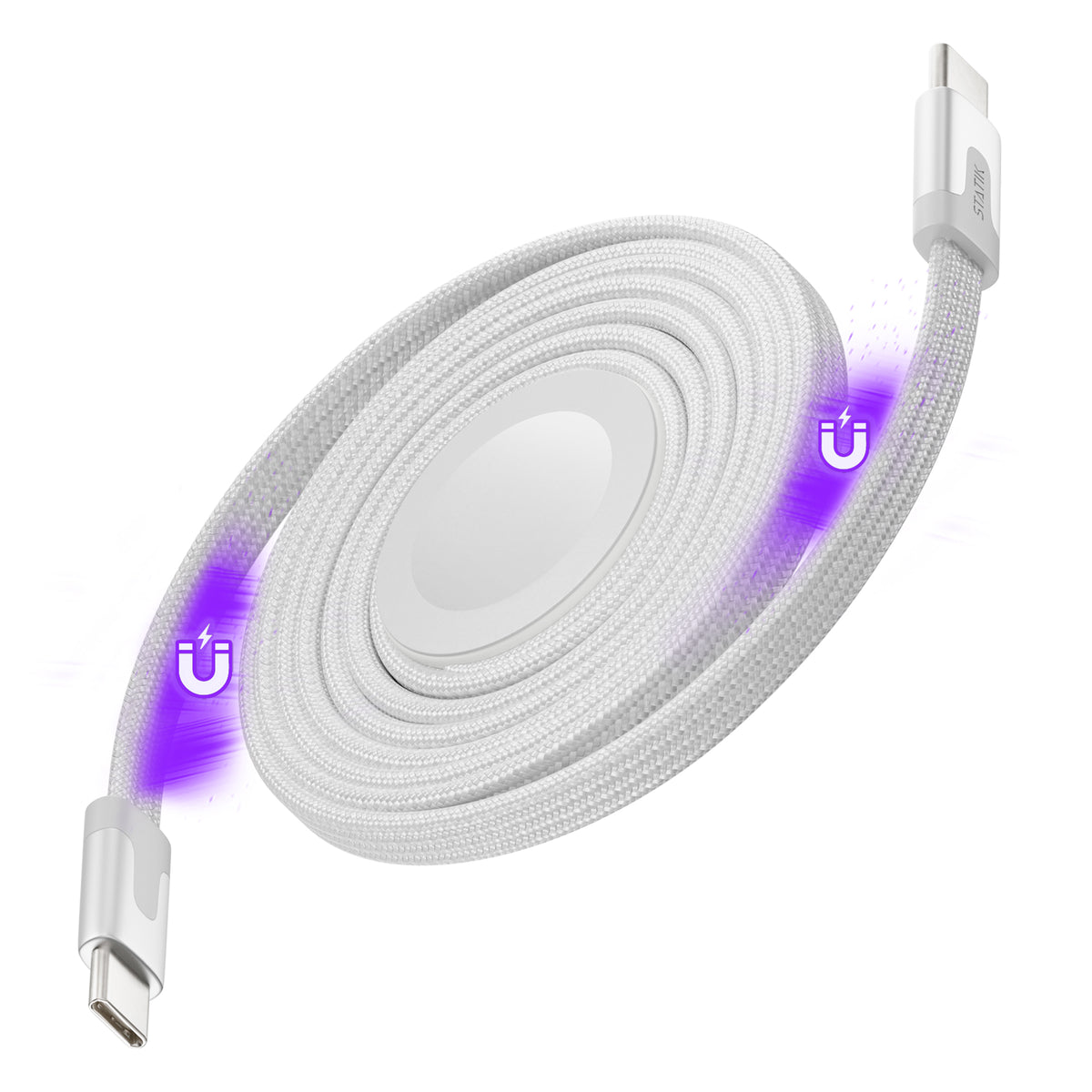 MagStack Duo | 2-in-1 Wireless Apple Watch Charger & USB-C Cable