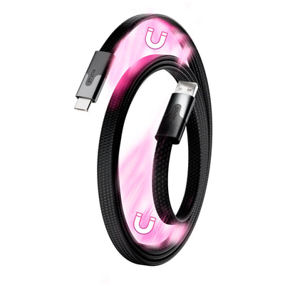 MagStack® Slim | Tangle-Free Magnetic Nylon | Charge & Data Cable