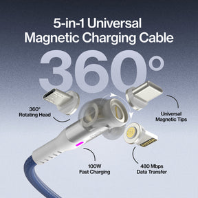 Statik® 360 Pro | 100W Universal Charge & Data Cable