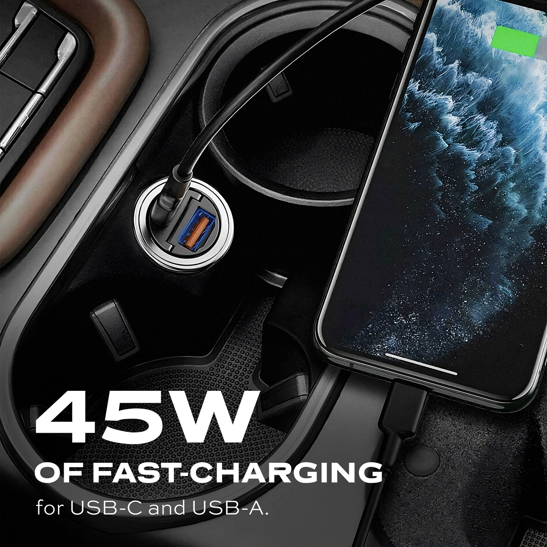 BlitzCharge 45W Dual Car Charger