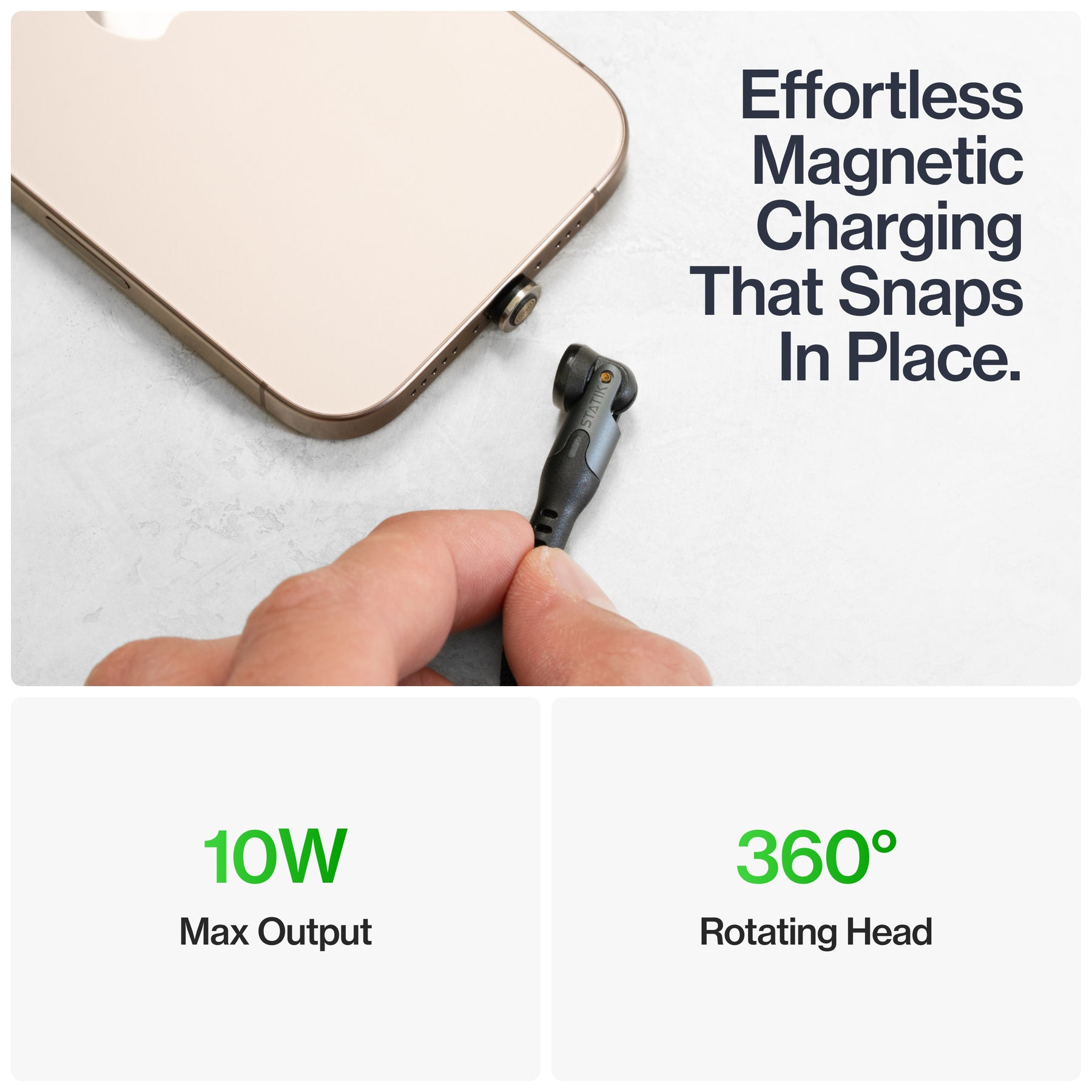 Statik® 360 | Universal Magnetic Charge Cable