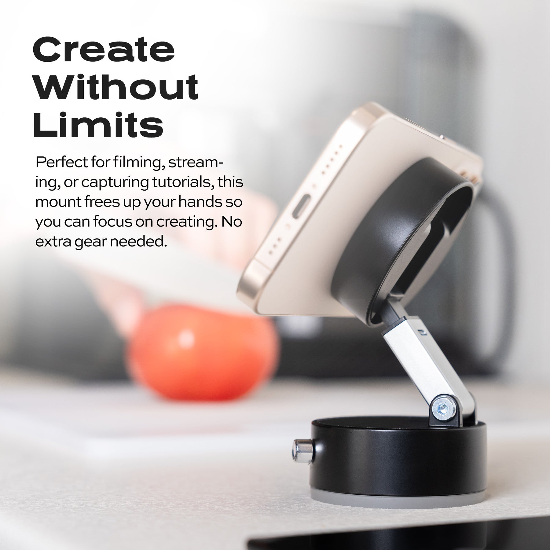 HyperMount | Vacuum Car Mount | Compatible with All Smart Phones | iPhone or Android