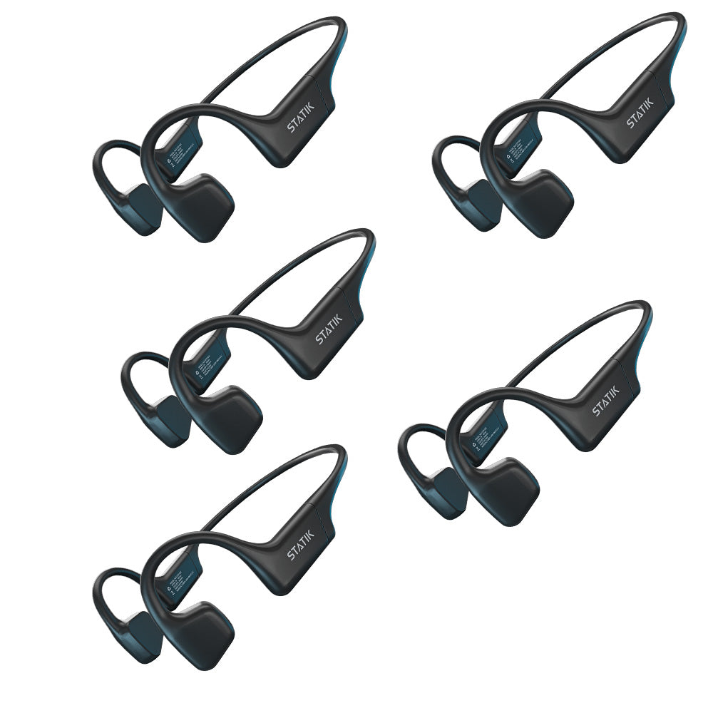 5 Pack Statik® Aktive | Open Ear Headphones | Multipack