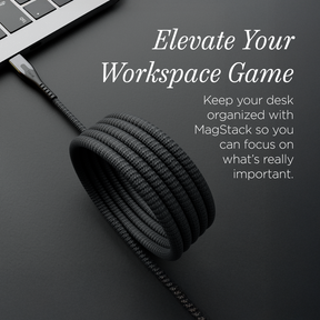 MagStack® | Tangle-Free Magnetic Nylon | Charge & Data Cable LP_SP