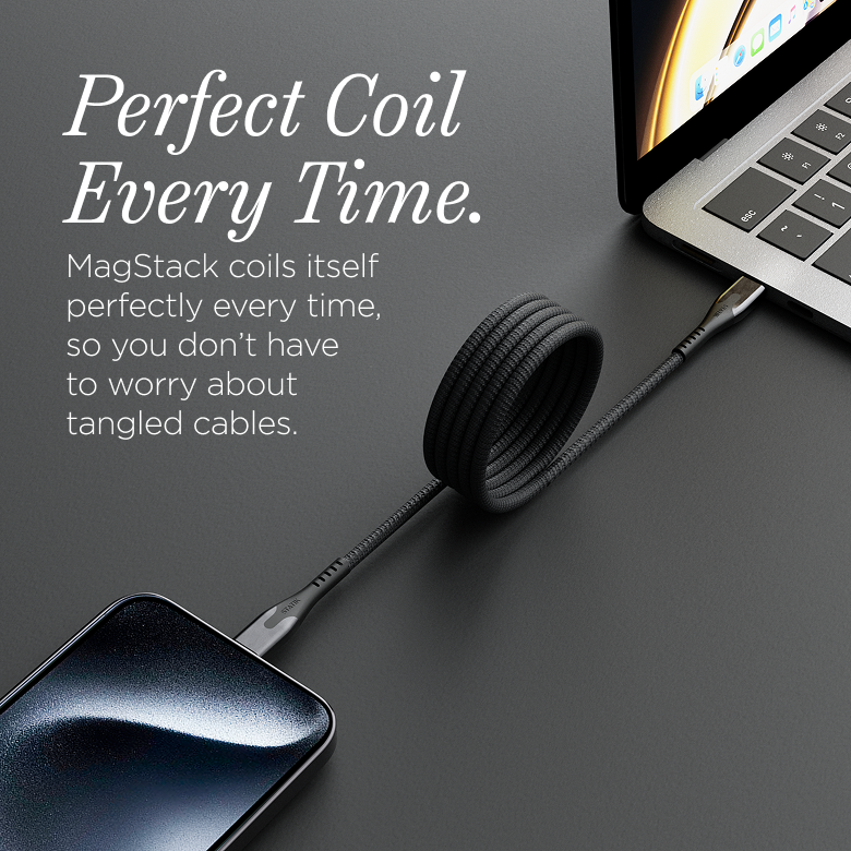 MagStack® | Tangle-Free Magnetic Nylon | Charge & Data Cable LP_SP