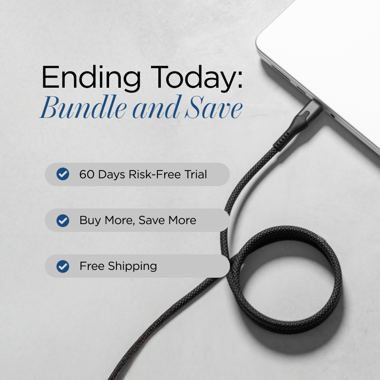 MagStack® | Tangle-Free Magnetic Nylon | Charge & Data Cable LP_SP
