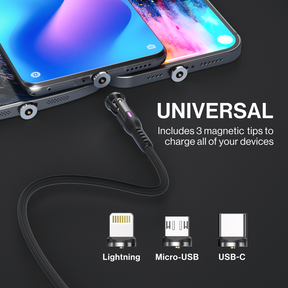 Statik® 360 | 3-in-1 Universal Rotating Charging Cable