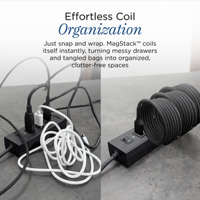 MagStack® | Tangle-Free Magnetic Nylon | Charge & Data Cable LP_SP