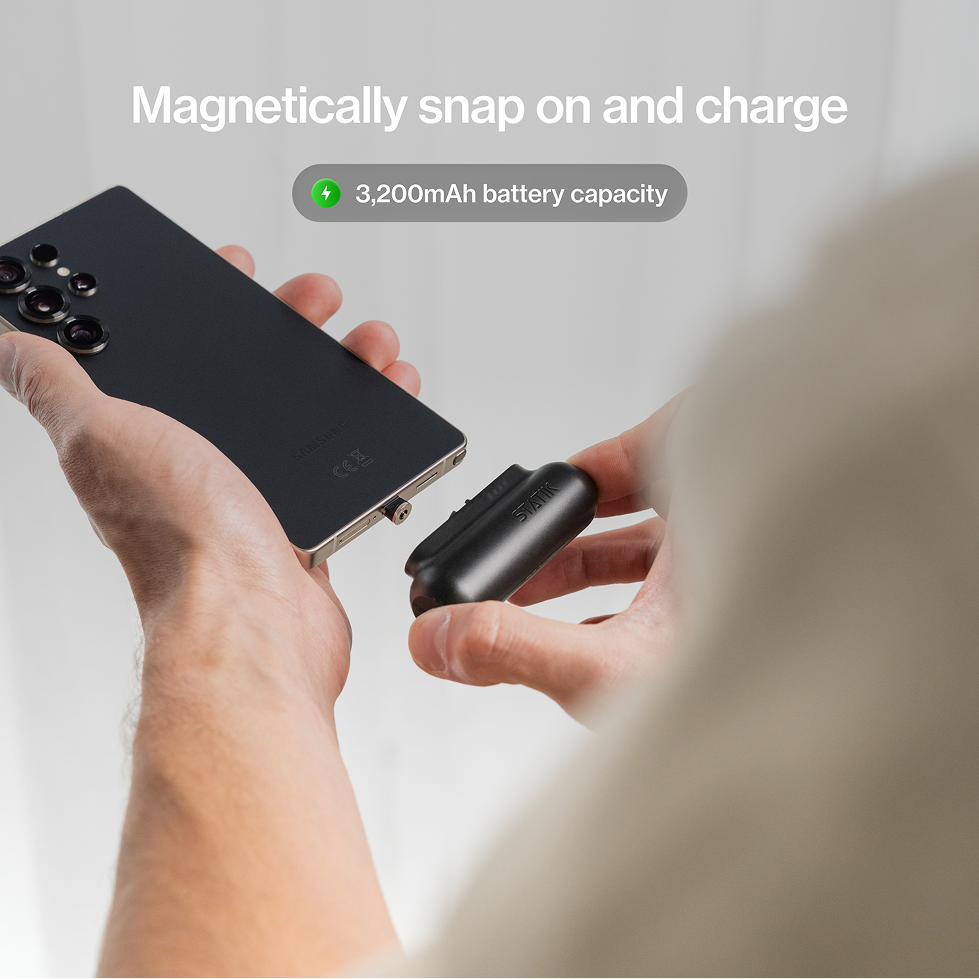 Snap-N-Charge™ | Powerbank magnetico universale