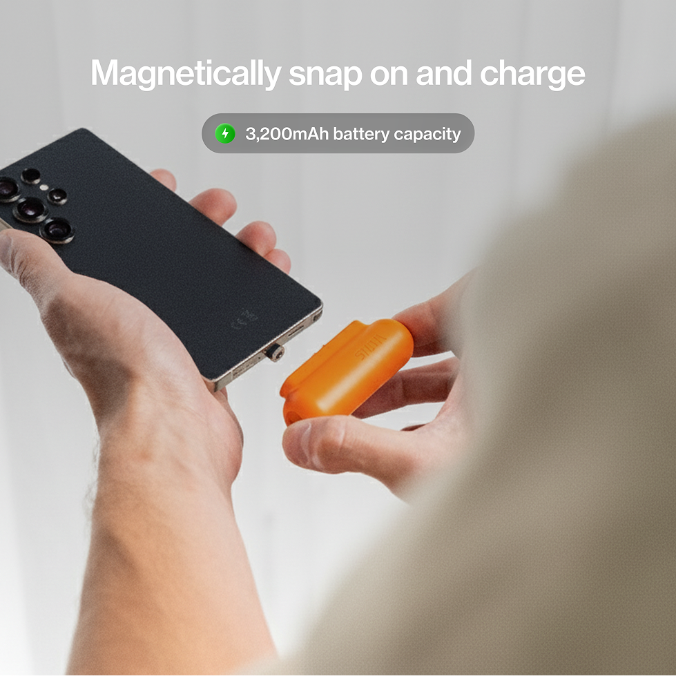 Snap-N-Charge™ | Powerbank magnetico universale
