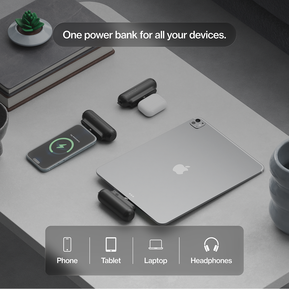 Snap-N-Charge™ | Powerbank magnetico universale