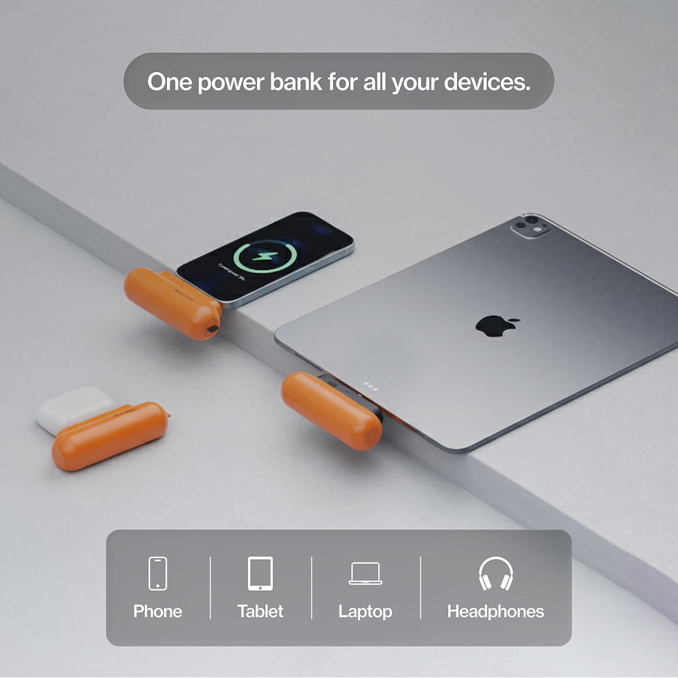 Snap-N-Charge™ | Powerbank magnetico universale