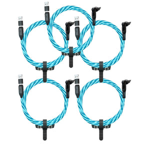 5 Pack Statik® 360 Pro | 100W Universal Charge & Data Cable | Multipack