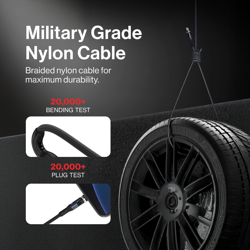 Statik® 360 | 3-in-1 Universal Rotating Charging Cable