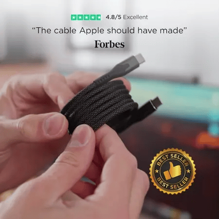 MagStack® | Tangle-Free Magnetic Nylon | Charge & Data Cable LP_SP