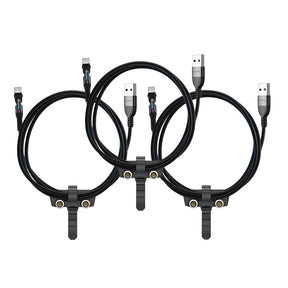 3 Pack PowerPivot® Cable | Charging & Data Transfer | Rotating Head | Multipack