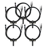 5 Pack PowerPivot® Cable | Charging & Data Transfer | Rotating Head | Multipack