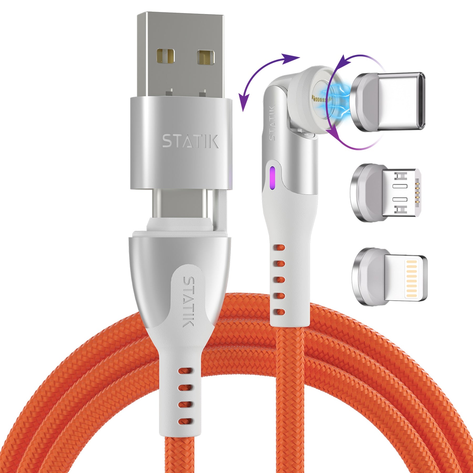 Statik® 360 Pro | 100W Universal Charge & Data Cable