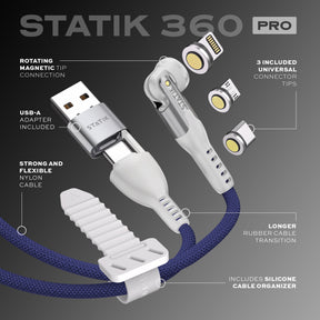 Statik® 360 Pro | 100W Universal Charge & Data Cable