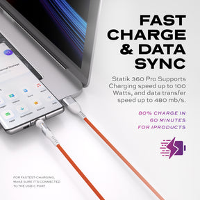 Statik® 360 Pro | 100W Universal Charge & Data Cable