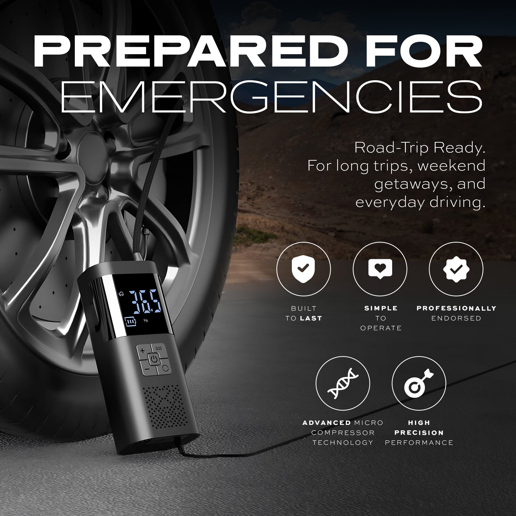 TireHero | Wireless Air Pump