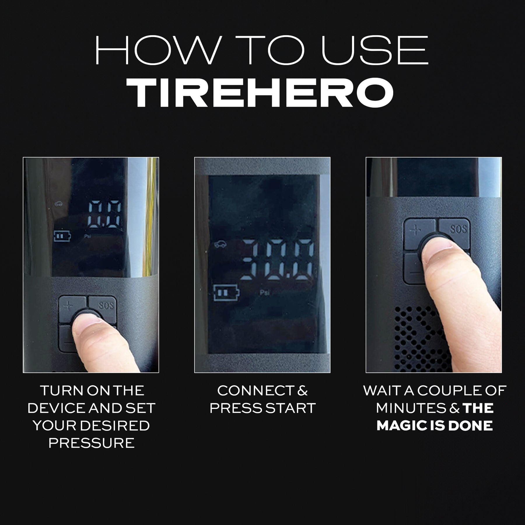 TireHero | Wireless Air Pump