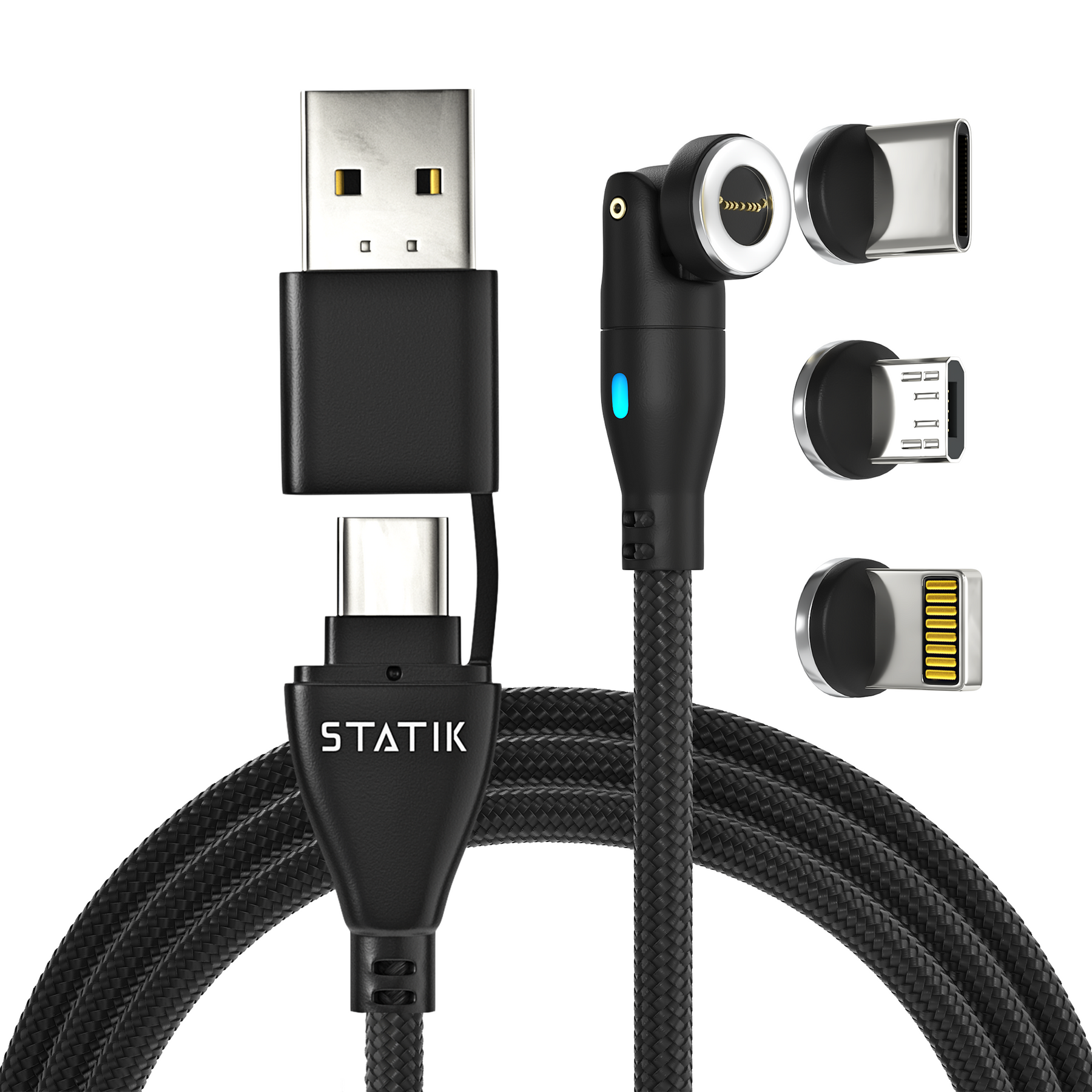 Statik® 360 Pro | 100W Universal Charge & Data Cable | Offer