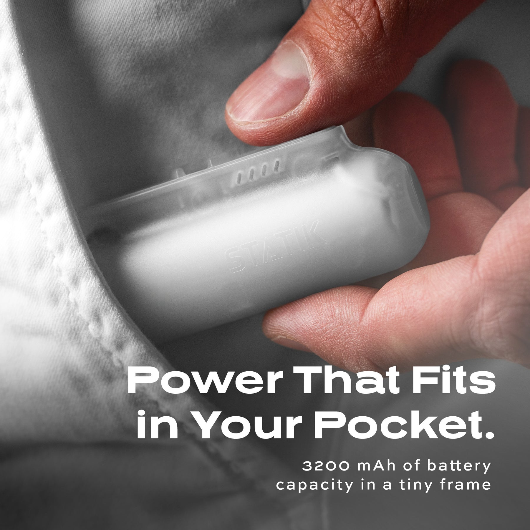 Snap-N-Charge® Ghost | Universal Magnetic Power Bank