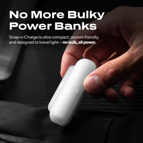 Snap-N-Charge® Ghost | Universal Magnetic Power Bank
